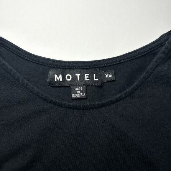 Motel Rocks Black Long Sleeve Top - Picture 6 of 6